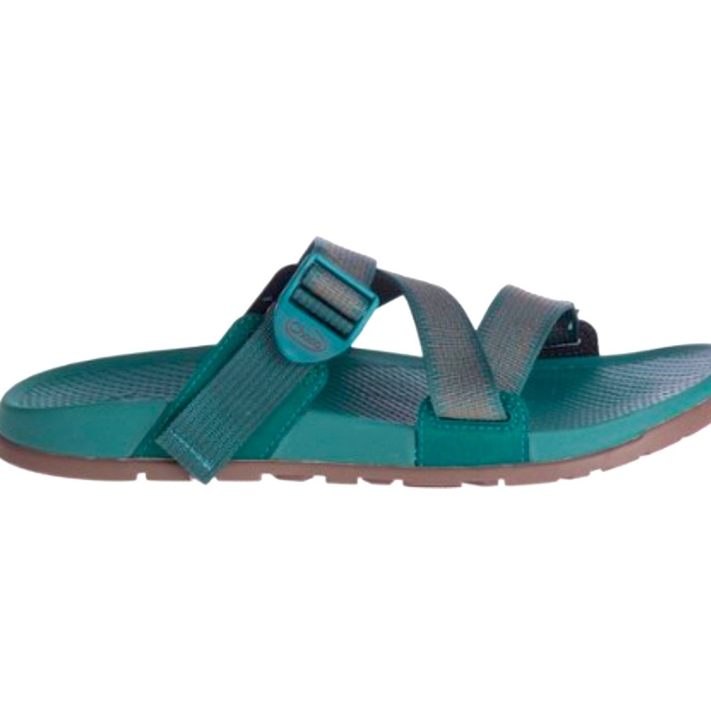 CHACO, Lowdown Slide, Green, Mens Size 12